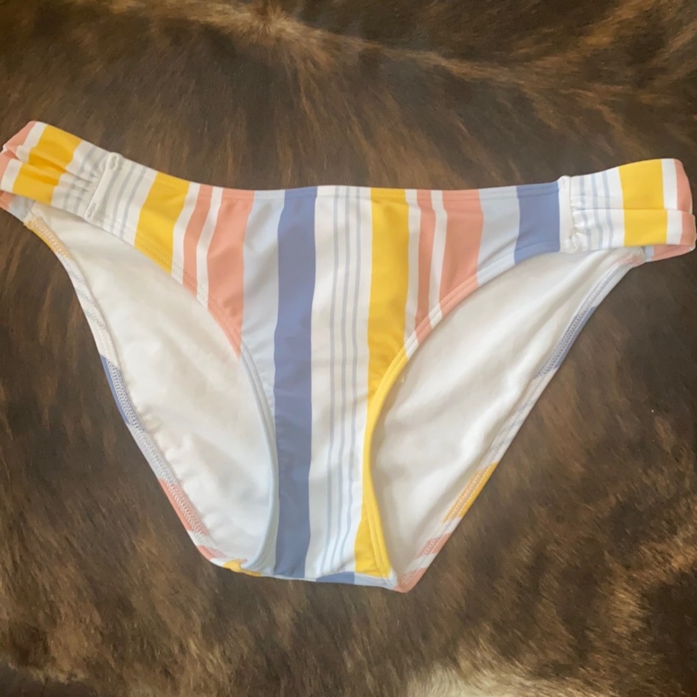Hollister Swim Bottom Medium Bikini Stripes